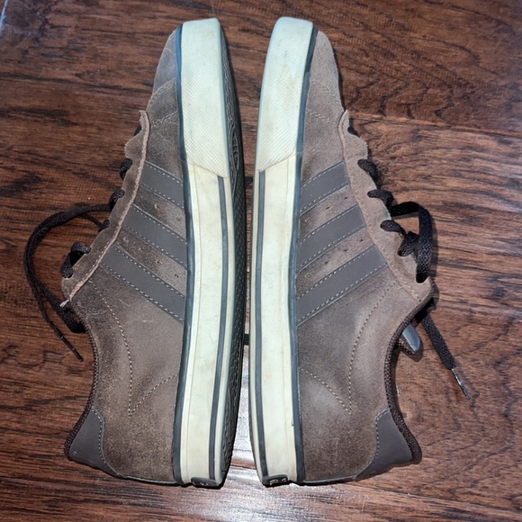 Adidas brown sneakers NEO Label adidas size 8.5 Men’s shoes dress up laced shoe​ - Picture 10 of 12